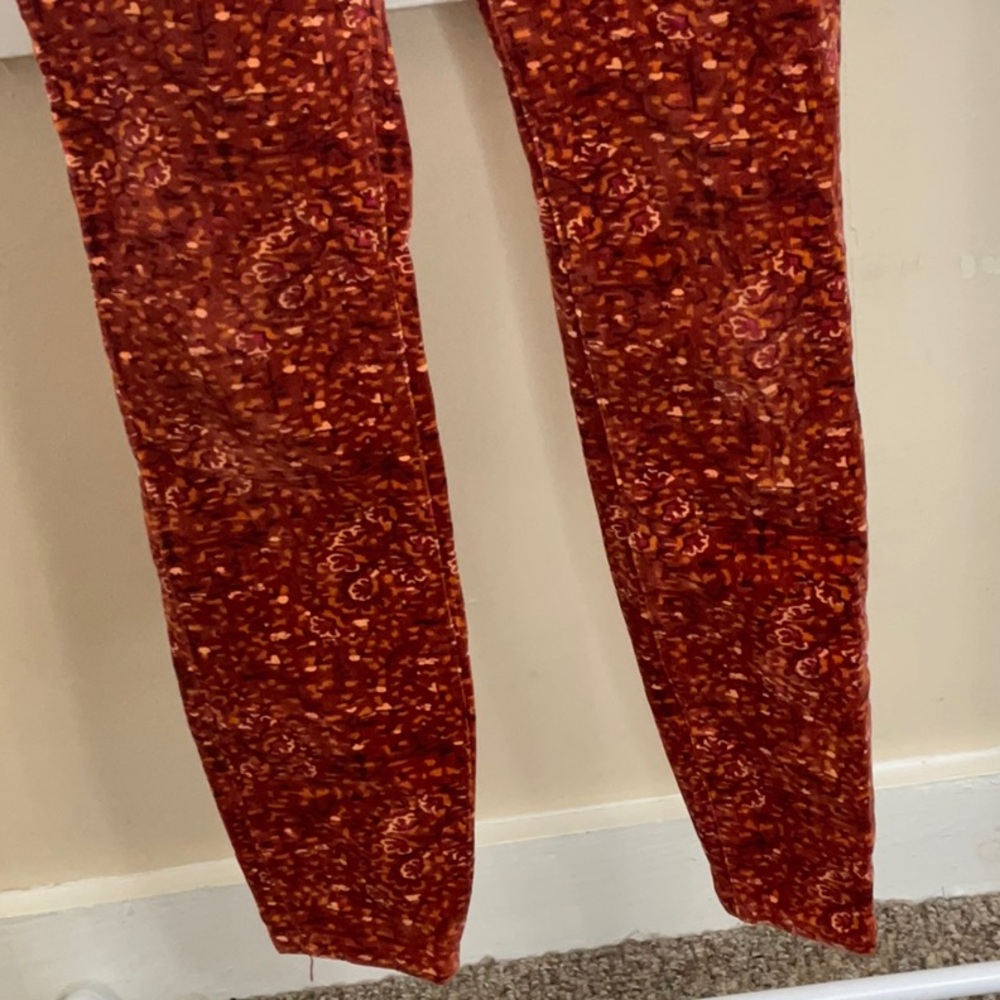 Pilcro Patterned High Rise Skinny Corduroy Pants - Picture 2 of 13